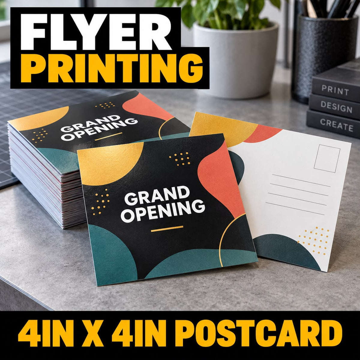 4in x 4in Postcard Flyer