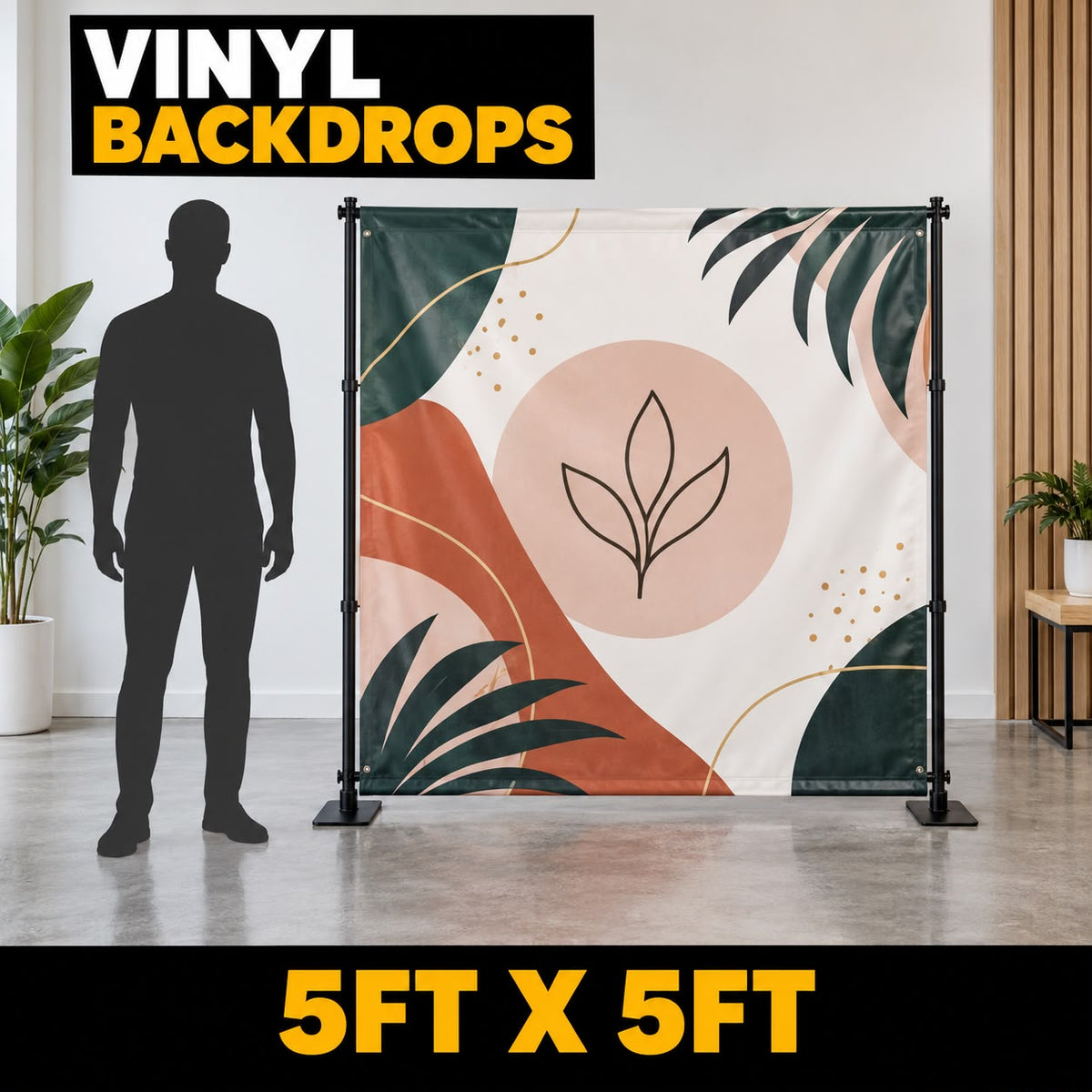 5ft x 5ft Vinyl Backdrop