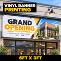 6ft x 3ft Vinyl Banner
