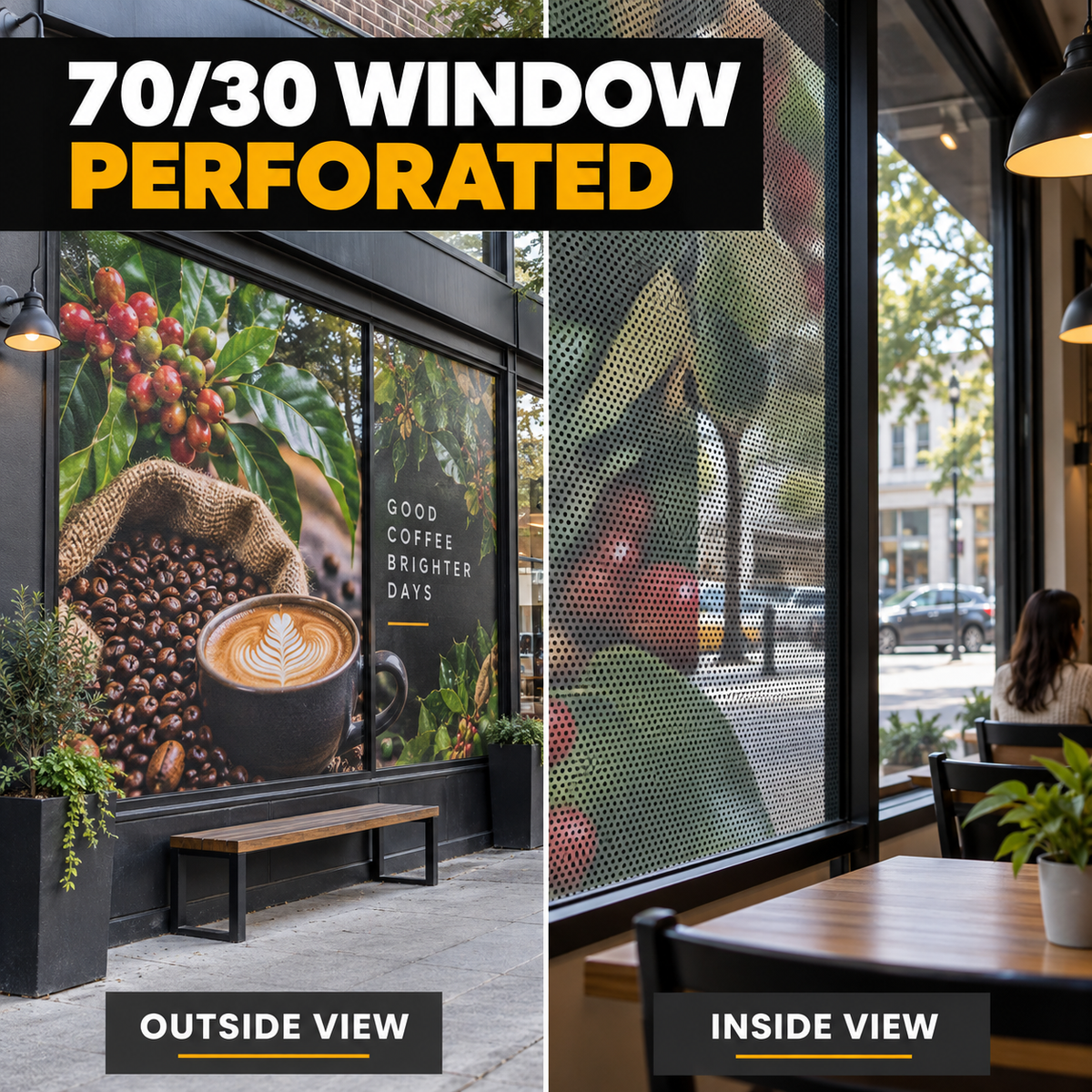 70/30 Window Perforated Film