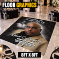 8ft x 8ft custom floor graphics
