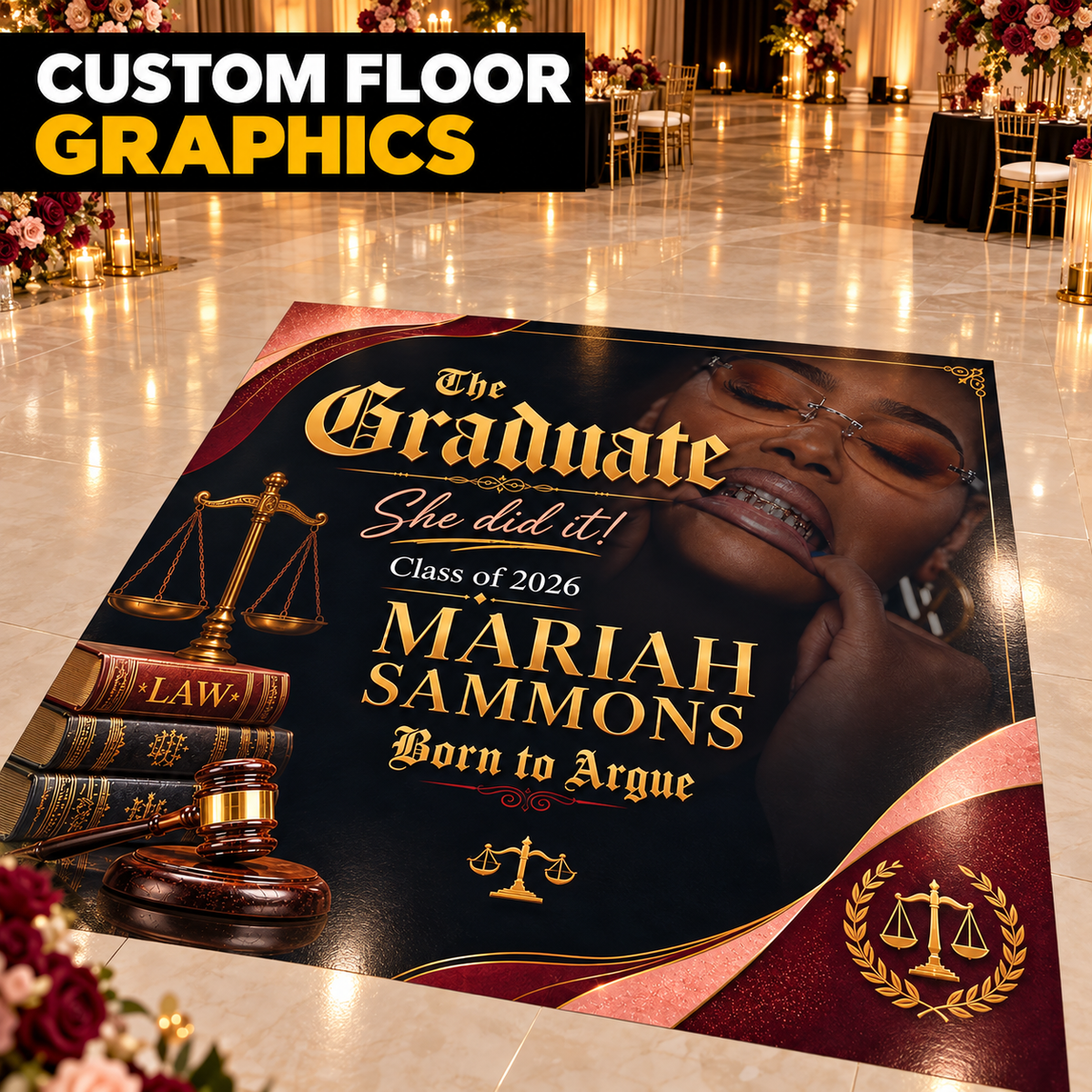 Custom Size Floor Graphics