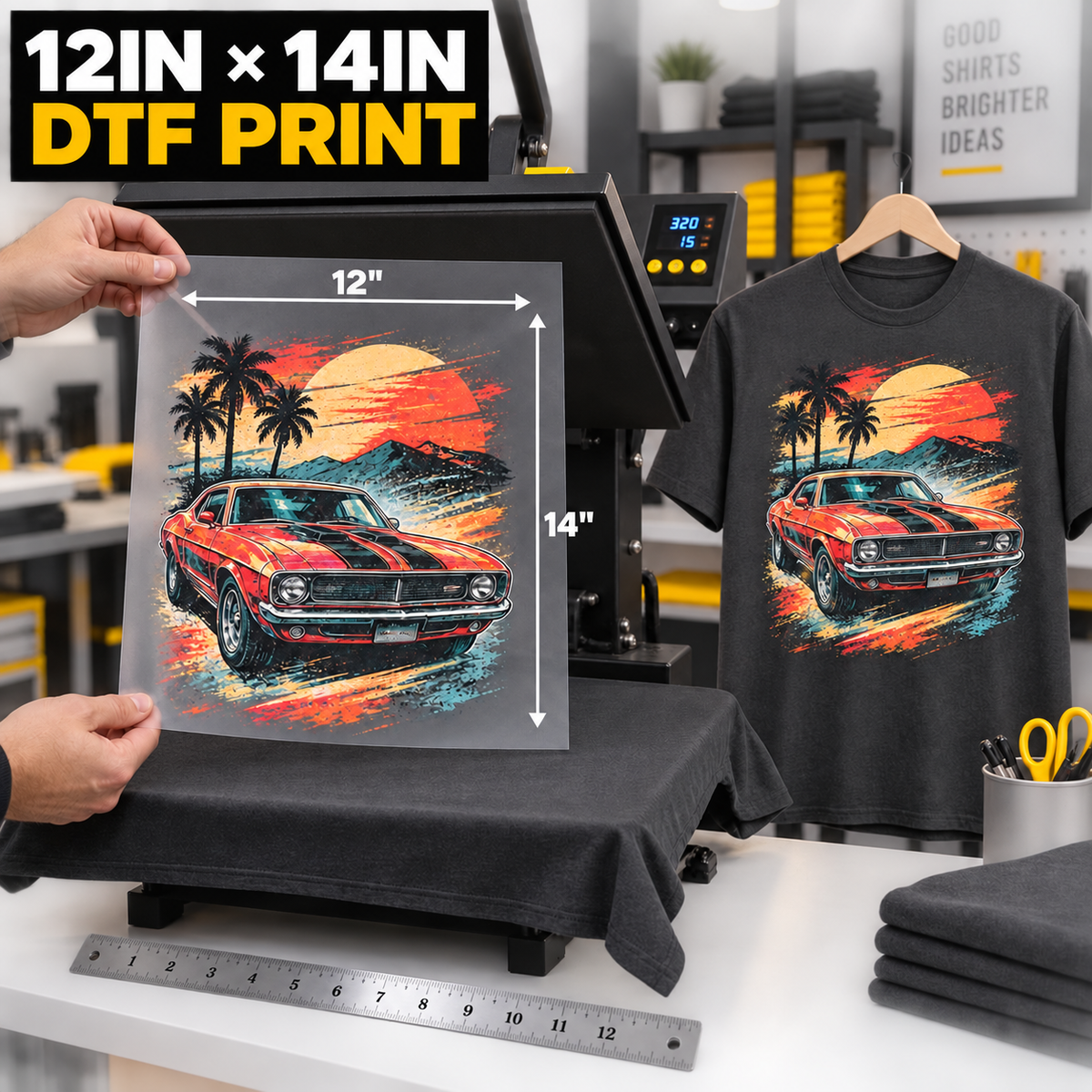12x14 DTF Transfer