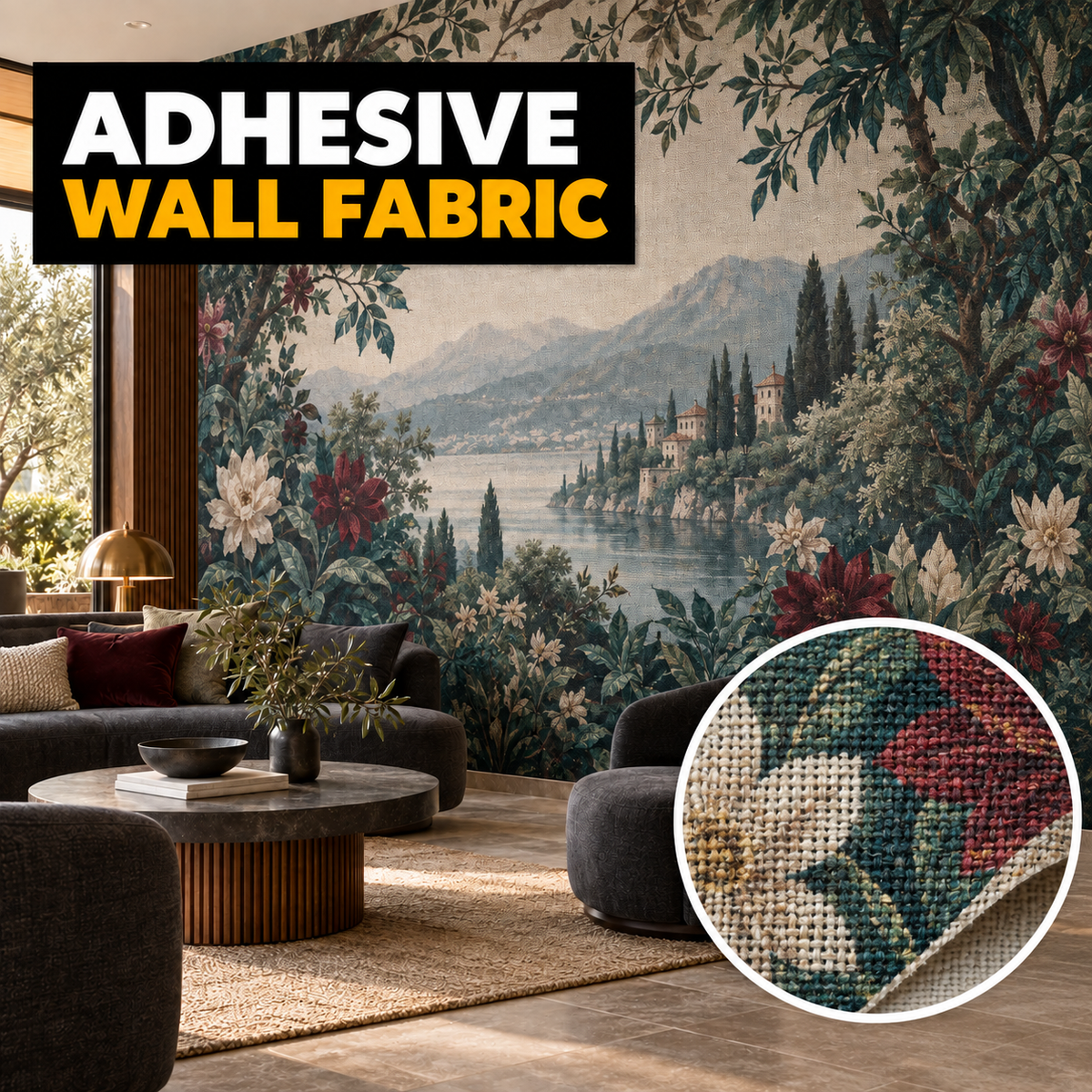 Adhesive Wall Fabric